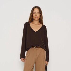 Reformation - Mabel Knit Top in Mole